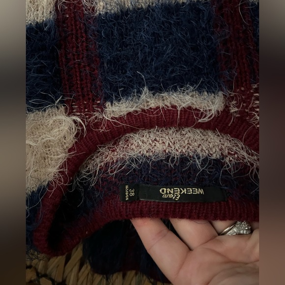 Etam Weekend French Sweater fuzzy -8 - Picture 4 of 5